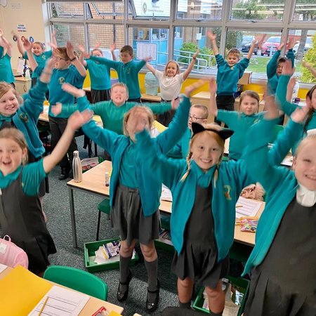 Happy students - welcome image